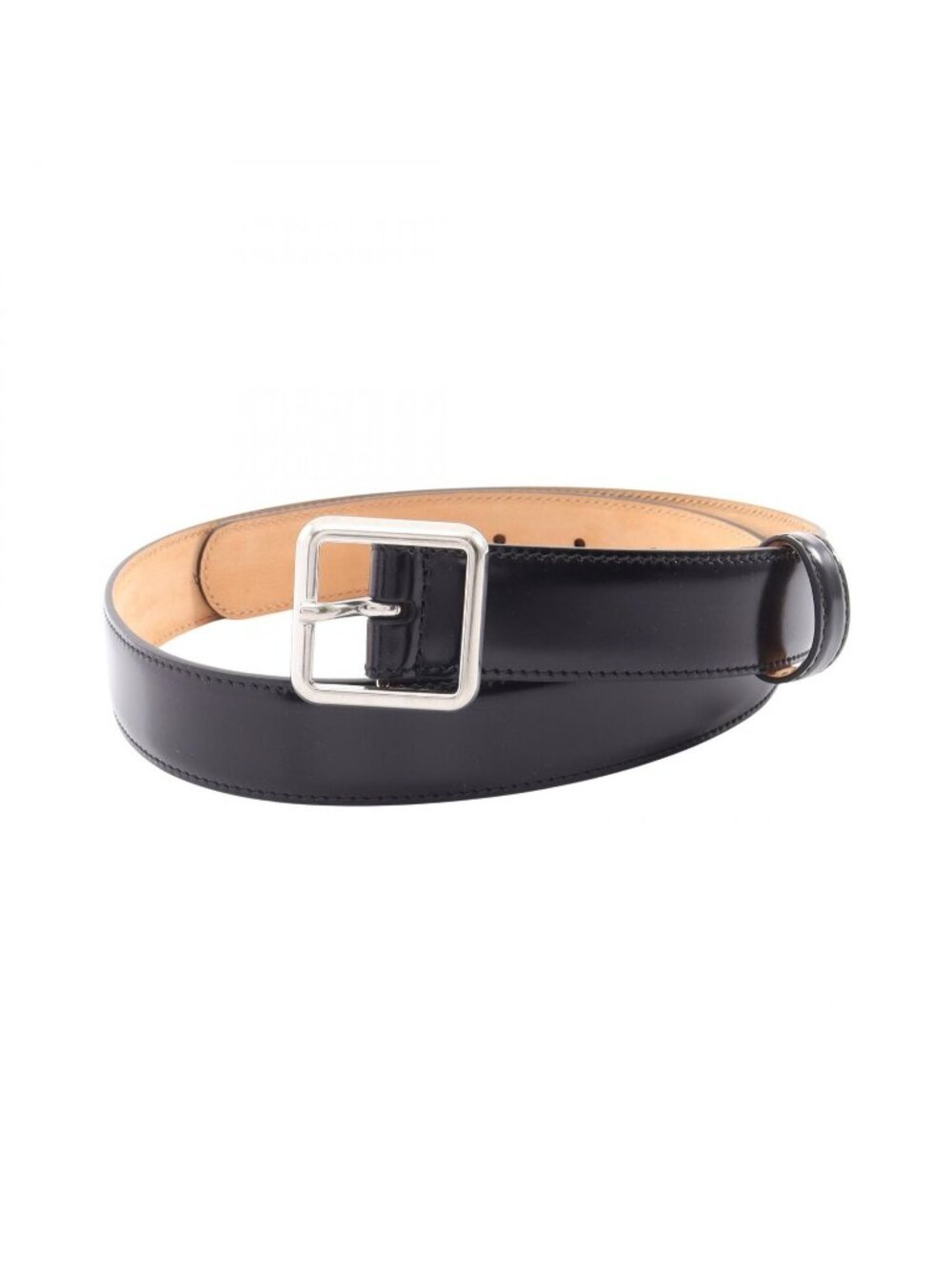 Balenciaga Belt Silver Leather
